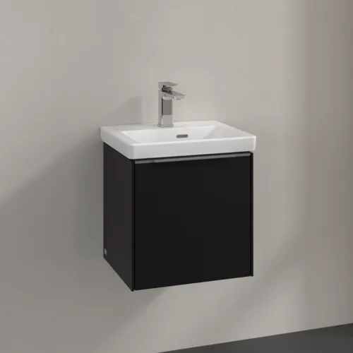 Bild von VILLEROY BOCH Subway 3.0 Waschbeckenunterschrank, 1 Tür, 423 x 429 x 378 mm, Volcano Black #C58200VL