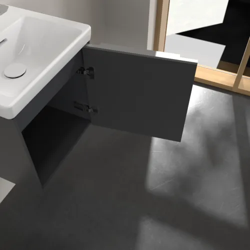 Bild von VILLEROY BOCH Subway 3.0 Waschbeckenunterschrank, 1 Tür, 423 x 429 x 378 mm, Graphite #C58200VR