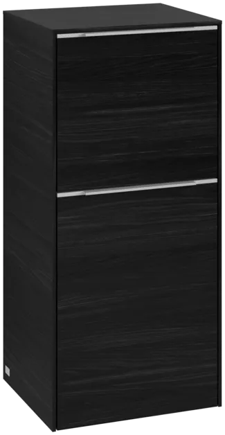 εικόνα του VILLEROY BOCH Subway 3.0 Side cabinet, 1 pull-out compartment, 1 door, 400 x 860 x 362 mm, Black Oak #C59400AB