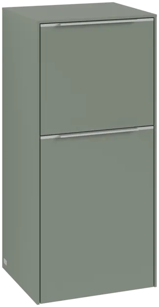 εικόνα του VILLEROY BOCH Subway 3.0 Side cabinet, 1 pull-out compartment, 1 door, 400 x 860 x 362 mm, Soft Green #C59400AF