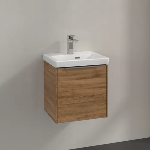 Bild von VILLEROY BOCH Subway 3.0 Waschbeckenunterschrank, 1 Tür, 423 x 429 x 378 mm, Kansas Oak #C58200RH