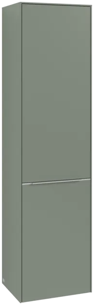 Bild von VILLEROY BOCH Subway 3.0 Hochschrank, 1 Tür, 1 Wäscheklappe, 450 x 1710 x 362 mm, Soft Green #C59300AF