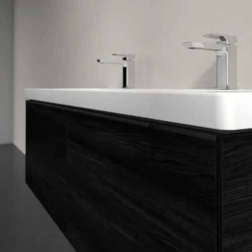 Bild von VILLEROY BOCH Subway 3.0 Waschbeckenunterschrank, 2 Auszüge, 1272 x 429 x 478 mm, Black Oak #C60101AB