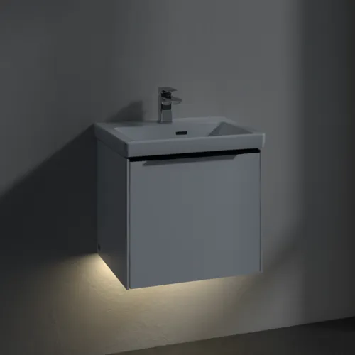 Bild von VILLEROY BOCH Subway 3.0 Waschbeckenunterschrank, mit Beleuchtung, 1 Auszug, 473 x 429 x 408 mm, Pure White #C580L1VF