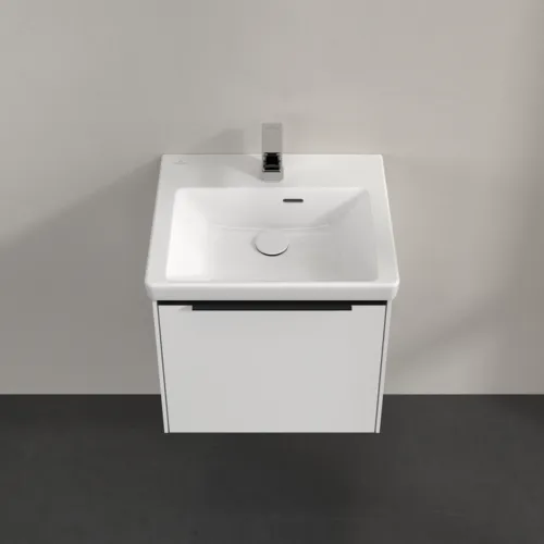 Bild von VILLEROY BOCH Subway 3.0 Waschbeckenunterschrank, mit Beleuchtung, 1 Auszug, 473 x 429 x 408 mm, Pure White #C580L1VF