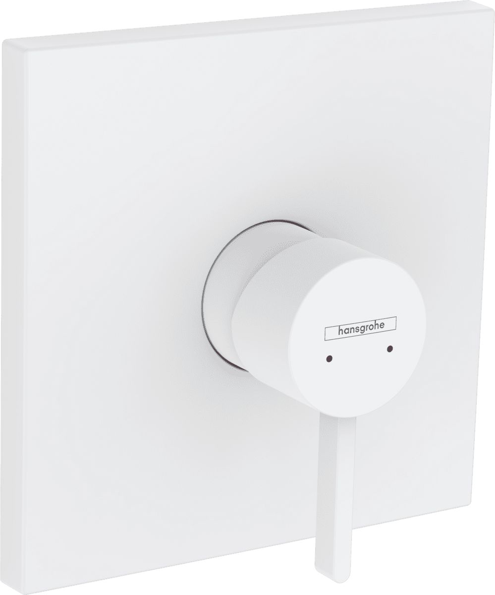 HANSGROHE Finoris Tek kollu duş bataryası ankastre montaj #76615700 - Satin Beyaz resmi