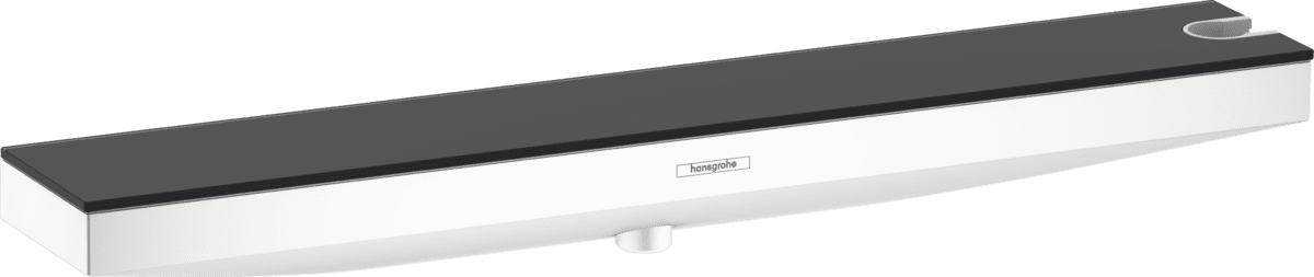 Bild von HANSGROHE Rainfinity Wandanschluss Porter 500 mit Brausehalter und Duschablage rechts Mattweiß 26858700