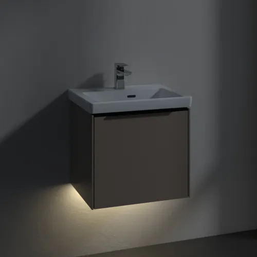 Obrázek VILLEROY BOCH Subway 3.0 Vanity unit, s osvětlením, 1 zásuvka, 473 x 429 x 408 mm, taupe #C580L1VM