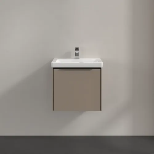 Obrázek VILLEROY BOCH Subway 3.0 Vanity unit, s osvětlením, 1 zásuvka, 473 x 429 x 408 mm, taupe #C580L1VM