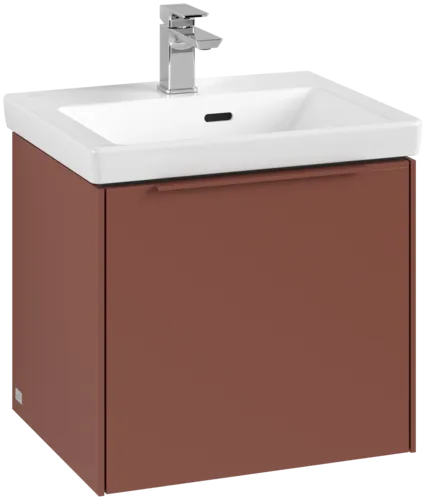 VILLEROY BOCH Subway 3.0 Vanity unit, 1 pull-out compartment, 473 x 429 x 408 mm, Wine Red #C58002AH resmi