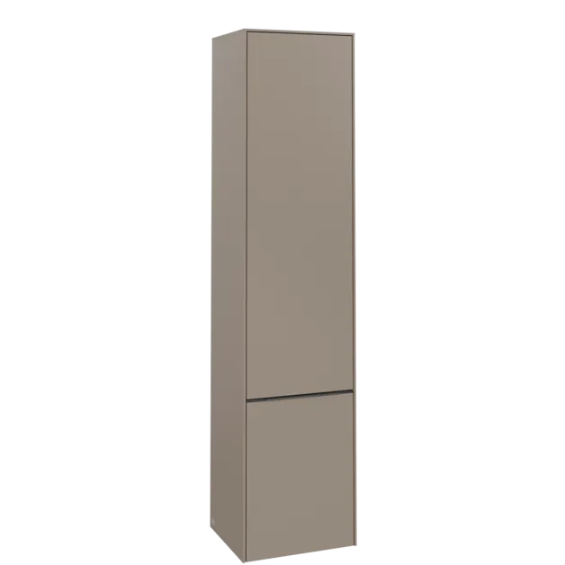 Зображення з  VILLEROY BOCH Subway 3.0 Tall cabinet, 2 doors, 400 x 1710 x 362 mm, Taupe / Taupe #C58602VM