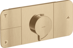Bild von HANSGROHE AXOR One Thermostatmodul Unterputz für 3 Verbraucher #45713140 - Brushed Bronze