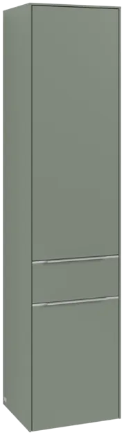 Bild von VILLEROY BOCH Subway 3.0 Hochschrank, 2 Türen, 1 Auszug, 400 x 1710 x 362 mm, Soft Green #C59000AF