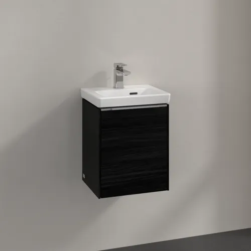 Bild von VILLEROY BOCH Subway 3.0 Waschbeckenunterschrank, 1 Tür, 351 x 429 x 309 mm, Black Oak #C58300AB