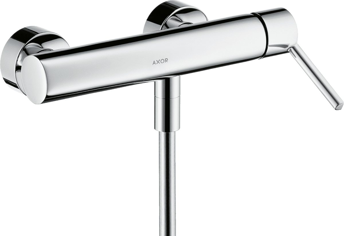 HANSGROHE AXOR Starck Tek kollu duş bataryası aplike düz çubuk volan ile #10665000 - Krom resmi