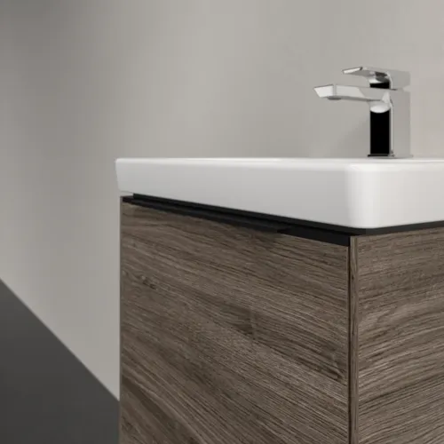 Bild von VILLEROY BOCH Subway 3.0 Waschbeckenunterschrank, 1 Auszug, 473 x 429 x 408 mm, Stone Oak #C58001RK