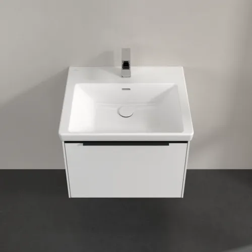 Bild von VILLEROY BOCH Subway 3.0 Waschbeckenunterschrank, mit Beleuchtung, 1 Auszug, 572 x 429 x 478 mm, Brilliant White #C577L1VE