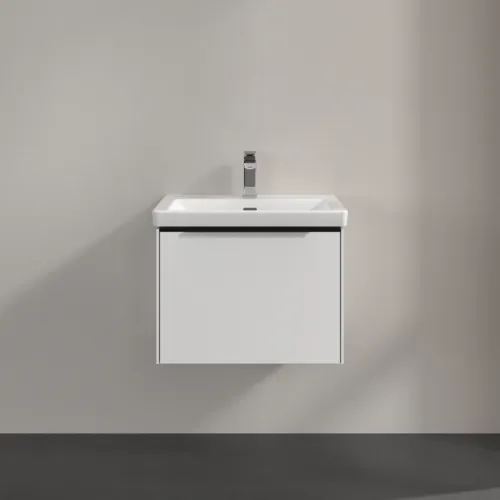 Bild von VILLEROY BOCH Subway 3.0 Waschbeckenunterschrank, mit Beleuchtung, 1 Auszug, 572 x 429 x 478 mm, Brilliant White #C577L1VE