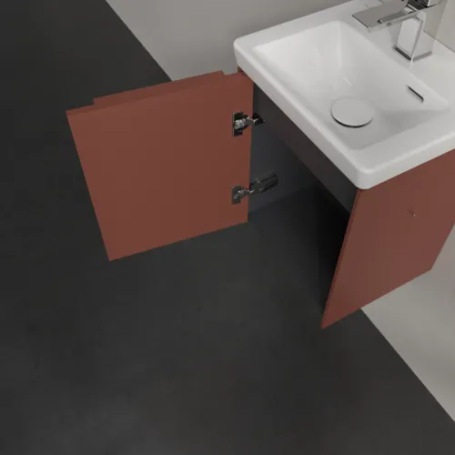 VILLEROY BOCH Subway 3.0 Waschbeckenunterschrank, 1 Tür, 351 x 429 x 309 mm, Wine Red #C58302AH, Bild 7