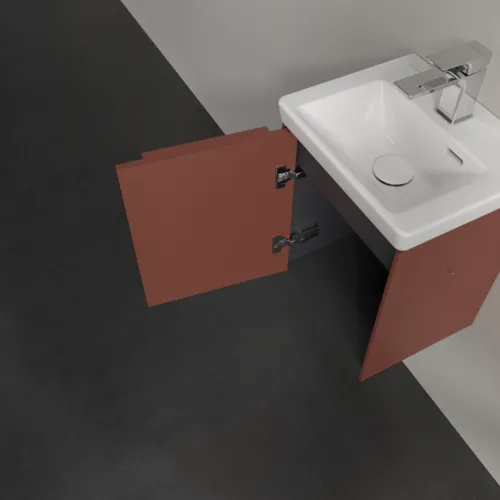 VILLEROY BOCH Subway 3.0 Waschbeckenunterschrank, 1 Tür, 351 x 429 x 309 mm, Wine Red #C58302AH, Bild 6