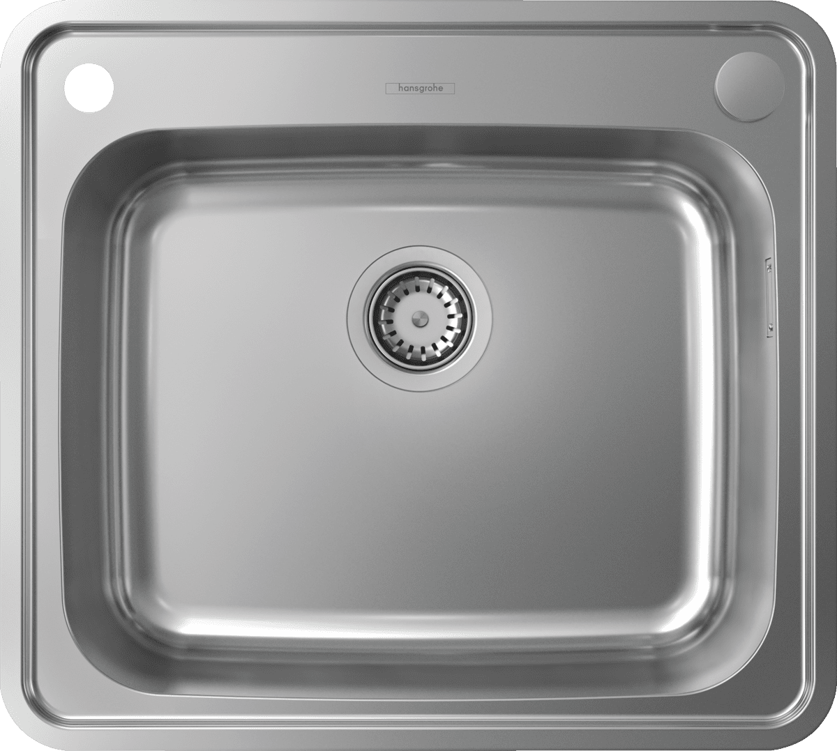 Bild von HANSGROHE S41 S412-F500 Einbauspüle 500 Edelstahl 43336800