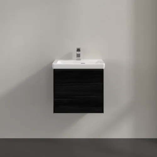 VILLEROY BOCH Subway 3.0 Waschbeckenunterschrank, mit Beleuchtung, 1 Auszug, 473 x 429 x 408 mm, Black Oak #C580L1AB, Bild 3