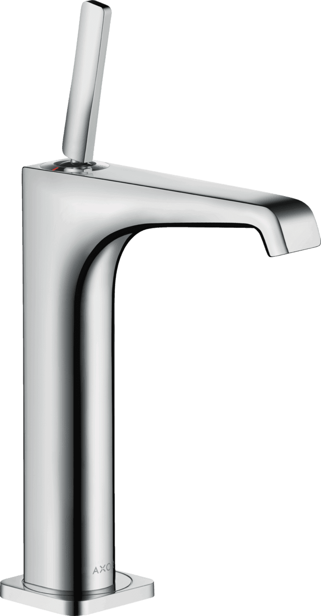 Зображення з  HANSGROHE AXOR Citterio E Single lever basin mixer 190 with pin handle for wash bowls with waste set #36103000 - Chrome