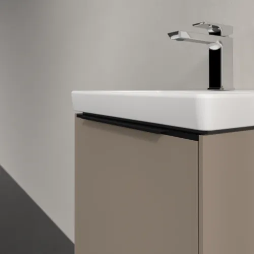 Bild von VILLEROY BOCH Subway 3.0 Waschbeckenunterschrank, 1 Tür, 423 x 429 x 378 mm, Taupe #C58201VM