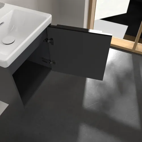 Bild von VILLEROY BOCH Subway 3.0 Waschbeckenunterschrank, 1 Tür, 423 x 429 x 378 mm, Graphite #C58201VR