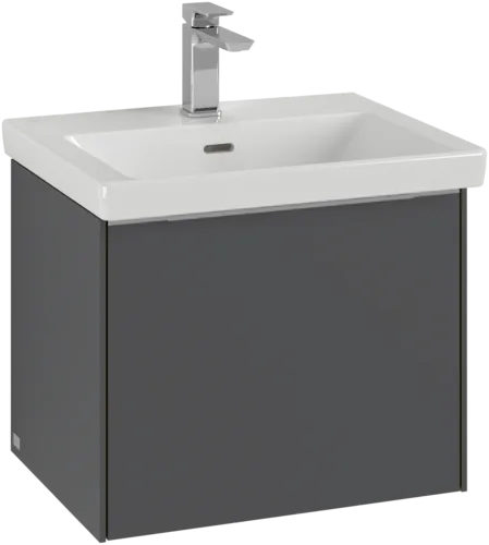 Bild von VILLEROY BOCH Subway 3.0 Waschbeckenunterschrank, 1 Auszug, 523 x 429 x 448 mm, Graphite #C57902VR