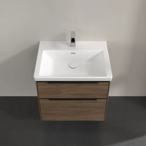 Bild von VILLEROY BOCH Subway 3.0 Waschbeckenunterschrank, mit Beleuchtung, 2 Auszüge, 622 x 576 x 478 mm, Arizona Oak #C576L1VH