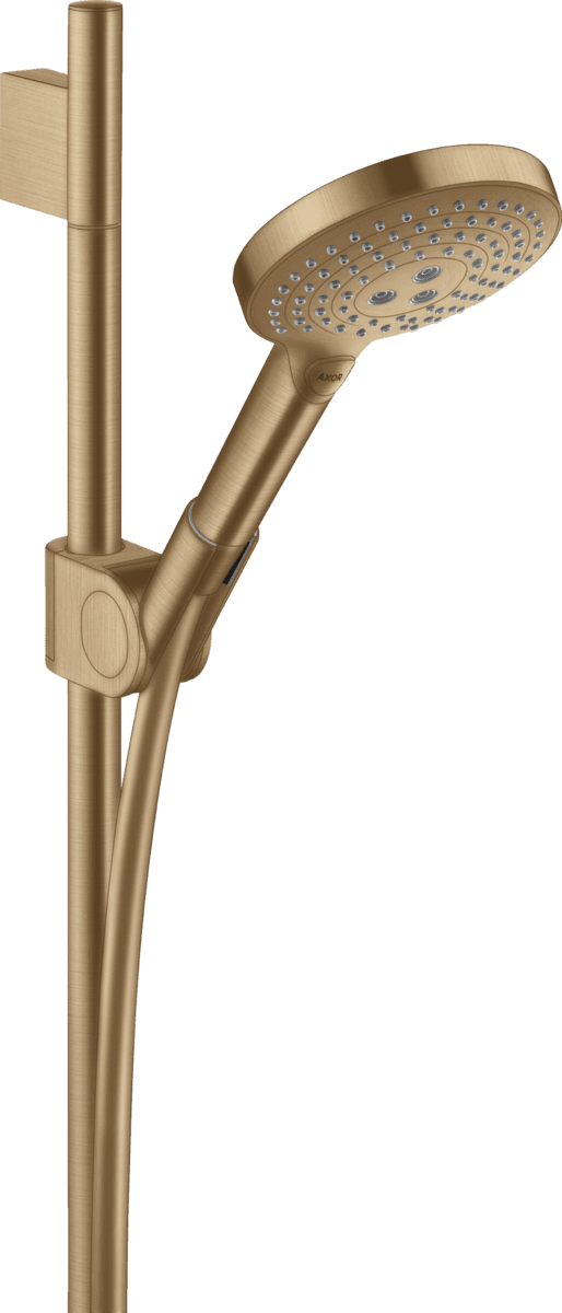 HANSGROHE AXOR Uno Brauseset 0,90 m mit Handbrause 120 3jet #27987140 - Brushed Bronze