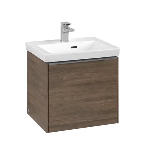 Picture of VILLEROY BOCH Subway 3.0 Vanity unit, with lighting, 1 pull-out compartment, 473 x 429 x 408 mm, Arizona Oak #C580L0VH
