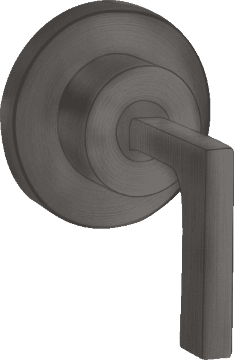 HANSGROHE AXOR Citterio Absperrventil Unterputz mit Hebelgriff #39960340 - Brushed Black Chrome