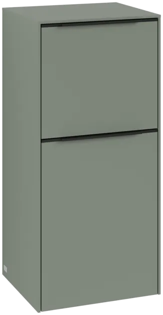 Зображення з  VILLEROY BOCH Subway 3.0 Side cabinet, 1 pull-out compartment, 1 door, 400 x 860 x 362 mm, Soft Green #C59401AF