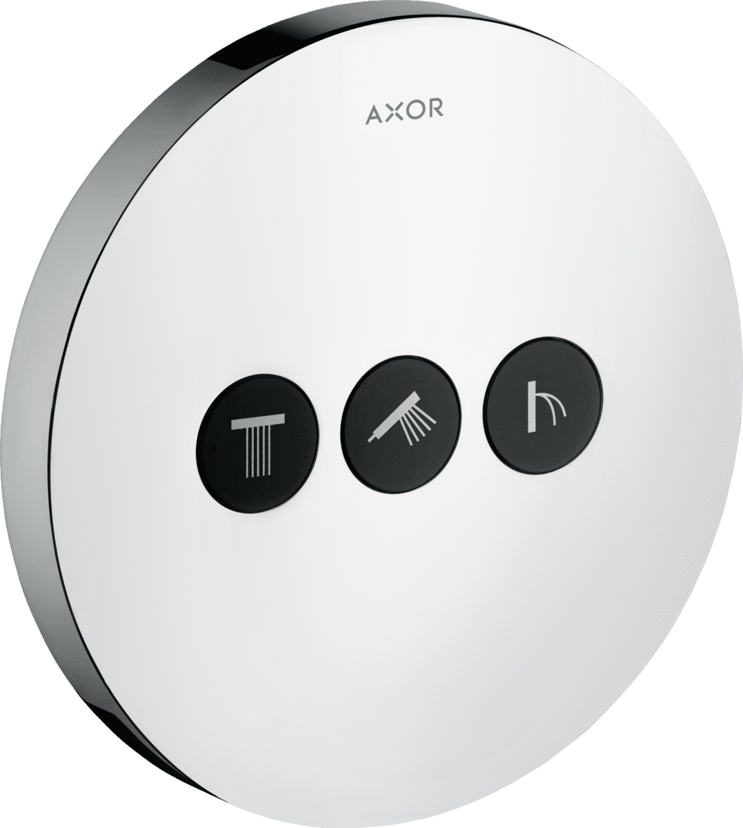 Obrázek HANSGROHE AXOR ShowerSelect Ventil s podomítkovou instalací, kulatá verze, pro 3 spotřebiče #36727000 - chrom