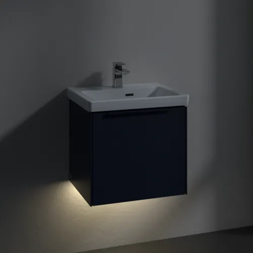 VILLEROY BOCH Subway 3.0 Waschbeckenunterschrank, mit Beleuchtung, 1 Auszug, 473 x 429 x 408 mm, Marine Blue #C580L2VQ, Bild 5