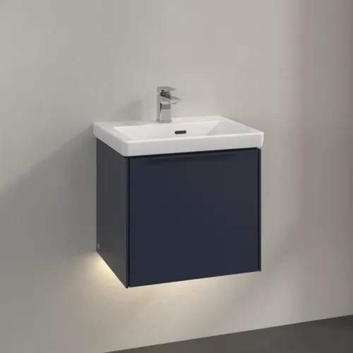 VILLEROY BOCH Subway 3.0 Waschbeckenunterschrank, mit Beleuchtung, 1 Auszug, 473 x 429 x 408 mm, Marine Blue #C580L2VQ, Bild 2