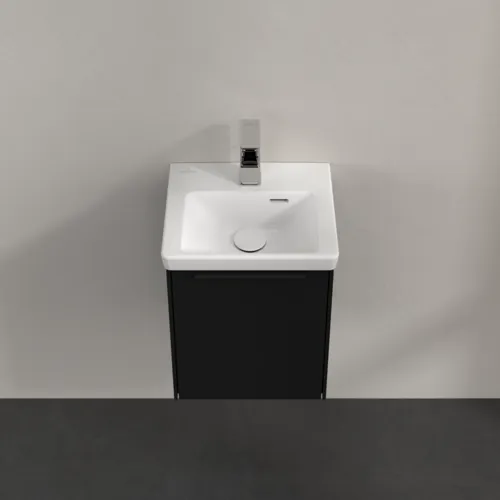 Bild von VILLEROY BOCH Subway 3.0 Waschbeckenunterschrank, 1 Tür, 351 x 429 x 309 mm, Volcano Black #C58401VL