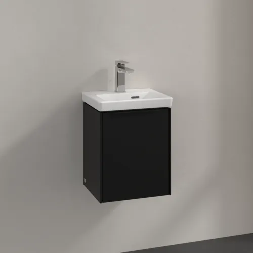 Bild von VILLEROY BOCH Subway 3.0 Waschbeckenunterschrank, 1 Tür, 351 x 429 x 309 mm, Volcano Black #C58401VL