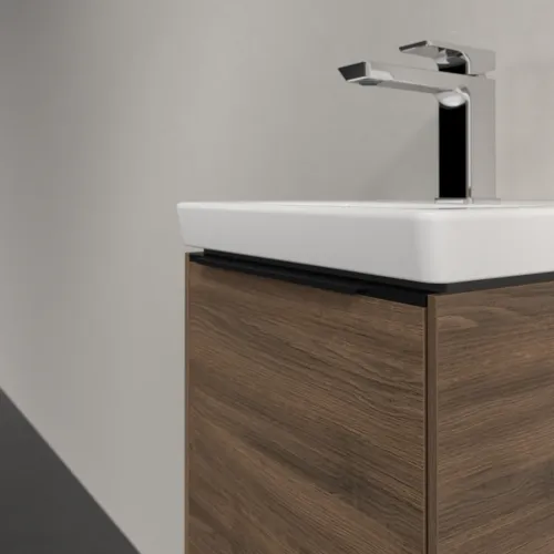 Bild von VILLEROY BOCH Subway 3.0 Waschbeckenunterschrank, 1 Tür, 351 x 429 x 309 mm, Arizona Oak #C58401VH