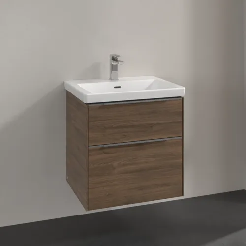 VILLEROY BOCH Subway 3.0 Waschbeckenunterschrank, 2 Auszüge, 572 x 576 x 478 mm, Arizona Oak #C57800VH, Bild 2