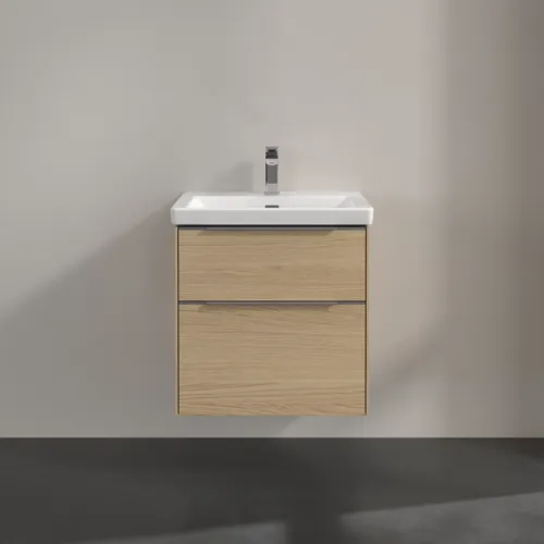 Bild von VILLEROY BOCH Subway 3.0 Waschbeckenunterschrank, 2 Auszüge, 572 x 576 x 478 mm, Nordic Oak #C57800VJ