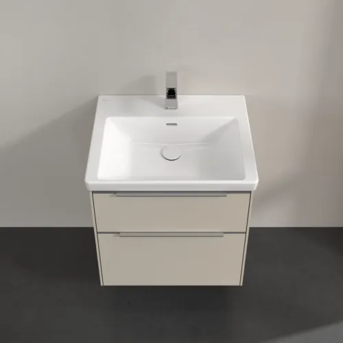 VILLEROY BOCH Subway 3.0 Waschbeckenunterschrank, 2 Auszüge, 572 x 576 x 478 mm, Cashmere Grey #C57800VN, Bild 4