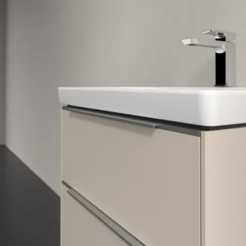 VILLEROY BOCH Subway 3.0 Waschbeckenunterschrank, 2 Auszüge, 572 x 576 x 478 mm, Cashmere Grey #C57800VN, Bild 5