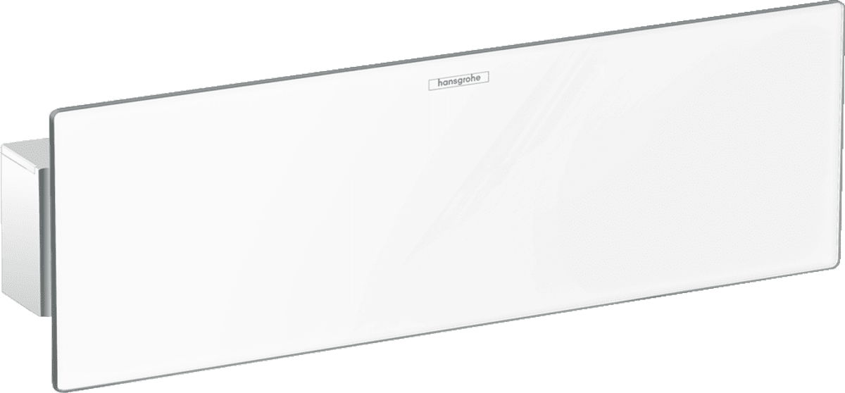 Зображення з  HANSGROHE FixFit Wall outlet Porter 300 with shower holder and shower shelf #26456400 - White/Chrome