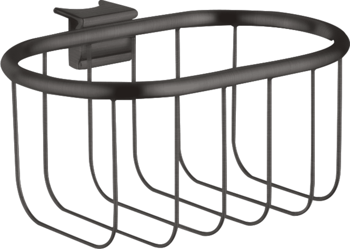 HANSGROHE AXOR Montreux Seifenkorb 160/83 #42066340 - Brushed Black Chrome