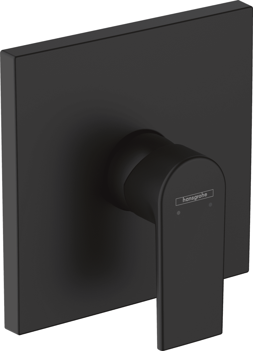 HANSGROHE Vernis Shape Tek kollu duş bataryası ankastre montaj #71668670 - Satin Siyah resmi