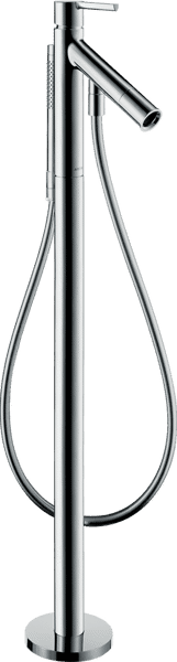Bild von HANSGROHE AXOR Starck Einhebel-Wannenmischer bodenstehend mit Hebelgriff #10455000 - Chrom