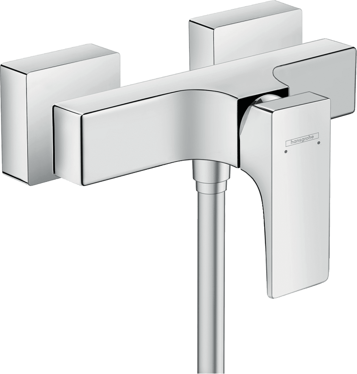 Зображення з  HANSGROHE Metropol Single lever shower mixer for exposed installation with lever handle #32560000 - Chrome